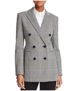 Theory Womens Power Double Breasted Blazer Jacket