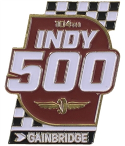 Indy 500 Unisex 104th Event Flag Pins Brooch Souvenir