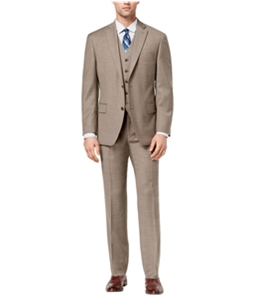 Michael Kors Mens 3 Piece Birdseye Two Button Formal Suit