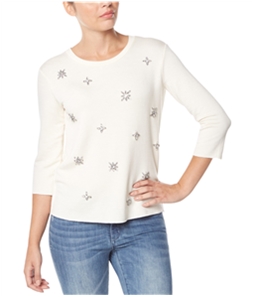 Buffalo David Bitton Womens Bow-Back Basic T-Shirt