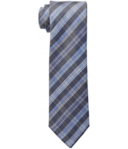 Kenneth Cole Mens Jacob Plaid Self-tied Necktie