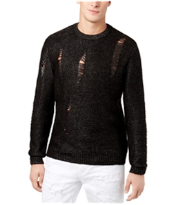 GUESS Mens Destroyed Knit Sweater
