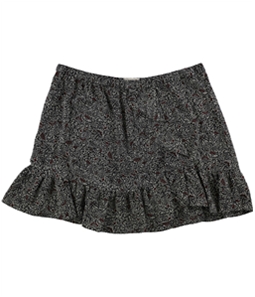 Michael Kors Womens Printed Ruffled Mini Skirt