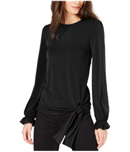 Michael Kors Womens Side-Tie Pullover Blouse