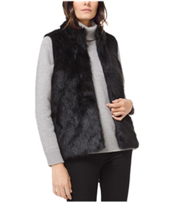 Michael Kors Womens Faux Fur Outerwear Vest