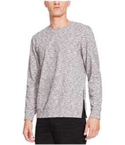 Kenneth Cole Mens Space-Dyed Side Zip Graphic T-Shirt