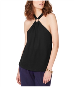 Michael Kors Womens Embellished Halter Top Shirt