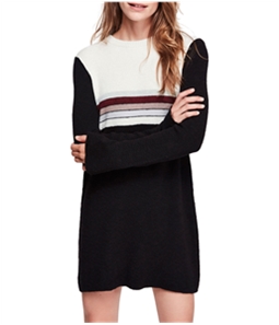 Free People Womens Colorblock Sweater Dress