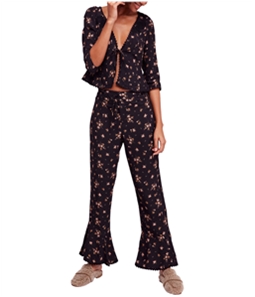 Free People Womens El Paso Pajama Sleep Set