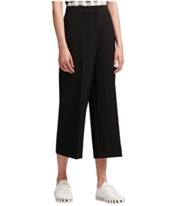 DKNY Womens Wide Leg Casual Cropped Pants