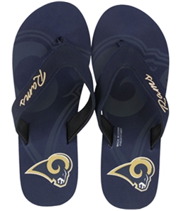 Forever Collectibles Womens LA Rams Flip Flop Sandals