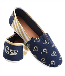 Forever Collectibles Womens LA Rams Espadrille Flats