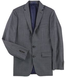 Ryan Seacrest Mens Double Stripe Two Button Blazer Jacket