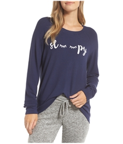 P.J. Salvage Womens Sleepy Eyes Pajama Sweater