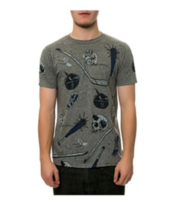 ROOK Mens The Sticks And Stones Graphic T-Shirt