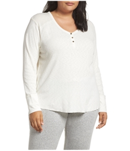 P.J. Salvage Womens Ribbed Thermal Pajama Shirt
