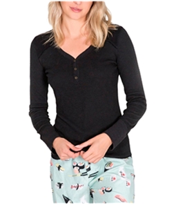 P.J. Salvage Womens Ribbed Thermal Pajama Shirt