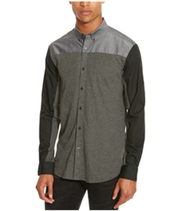 Kenneth Cole Mens Colorblocked Button Up Shirt