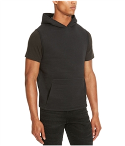 Kenneth Cole Mens Ottoman Quilted Hoodie Sweatshirt