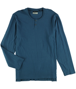 Kenneth Cole Mens Textured Henley Shirt
