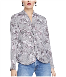 Rachel Roy Womens Twisted Top Pullover Blouse
