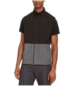 Kenneth Cole Mens Mesh-Layer Sweater Vest