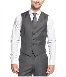 Ryan Seacrest Mens Pinstripe Five Button Vest