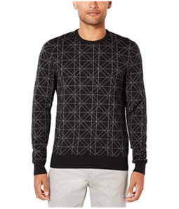 Ryan Seacrest Mens Geometric Pullover Sweater