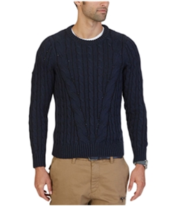 Nautica Mens Cable Knit Pullover Sweater