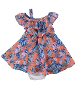 Rare Editions Girls Floral A-line Dress