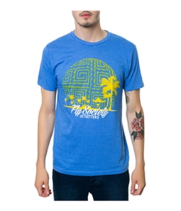 Fly Society Mens The Tahitian Sun Graphic T-Shirt