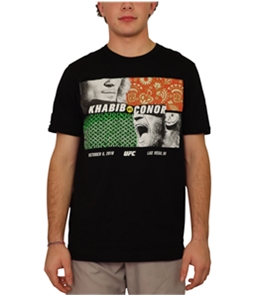 UFC Mens Khabib Vs Conor Graphic T-Shirt