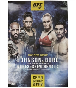UFC Unisex 215 Sep 9 Saturday Official Poster