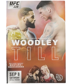 UFC Unisex 228 Woodley vs Till Official Program