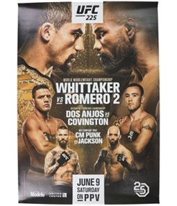 UFC Unisex 225 June 9 Saturday Official Poster