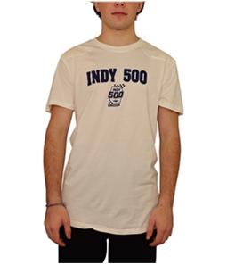 INDY 500 Mens Patch Shoulders Graphic T-Shirt