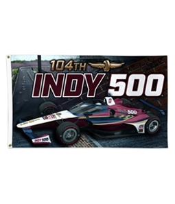 Indy 500 Unisex 104th Indy 500 Flag Souvenir