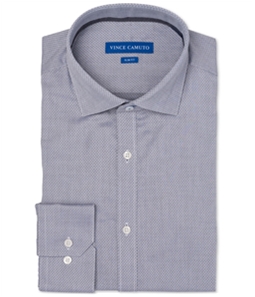 Vince Camuto Mens Mini Diamond Button Up Dress Shirt