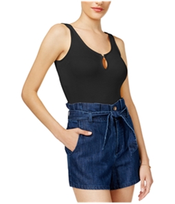 GUESS Womens Palmer Keyhole Bodysuit Jumpsuit Pajama