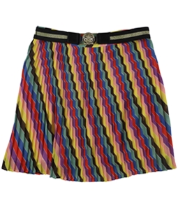 GUESS Womens Colorful Pleated Skirt