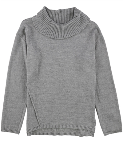 Bcx Womens Metallic Cowl Neck Pullover Sweater