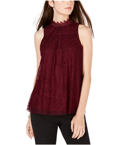 Bcx Womens Lace Pullover Blouse