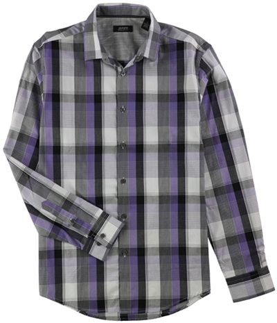 Alfani Mens Plaid Ls Button Up Shirt, TW1