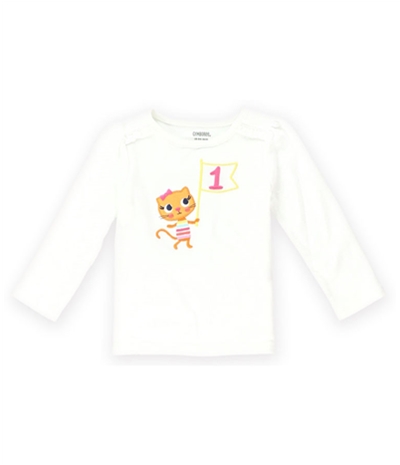 Gymboree Girls #1 Kitty Embellished T-Shirt
