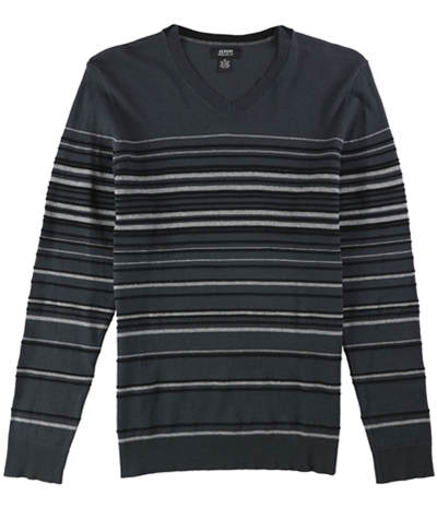 Alfani Mens Striped Knit Sweater, TW1