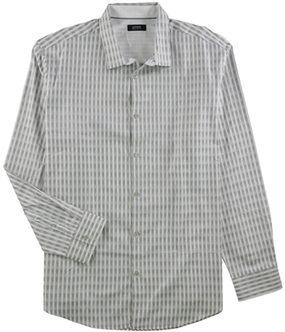 Alfani Mens Monty Herringbone Button Up Shirt