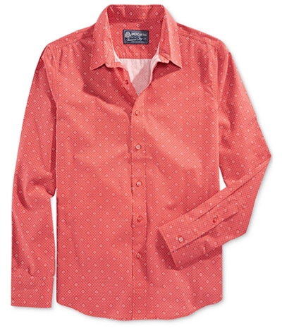 American Rag Mens Medallion Button Up Shirt
