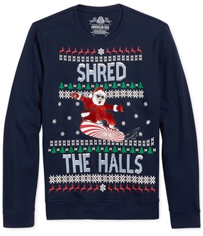 American Rag Mens Shred The Halls Pullover Sweater