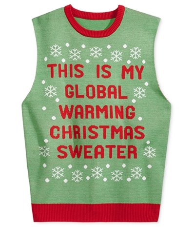American Rag Mens Global Warning Sweater Vest