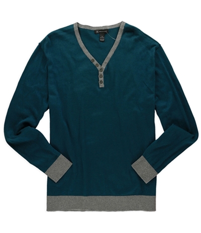 I-N-C Mens Henley Pullover Sweater, TW1